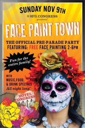 Face Paint Town Poster