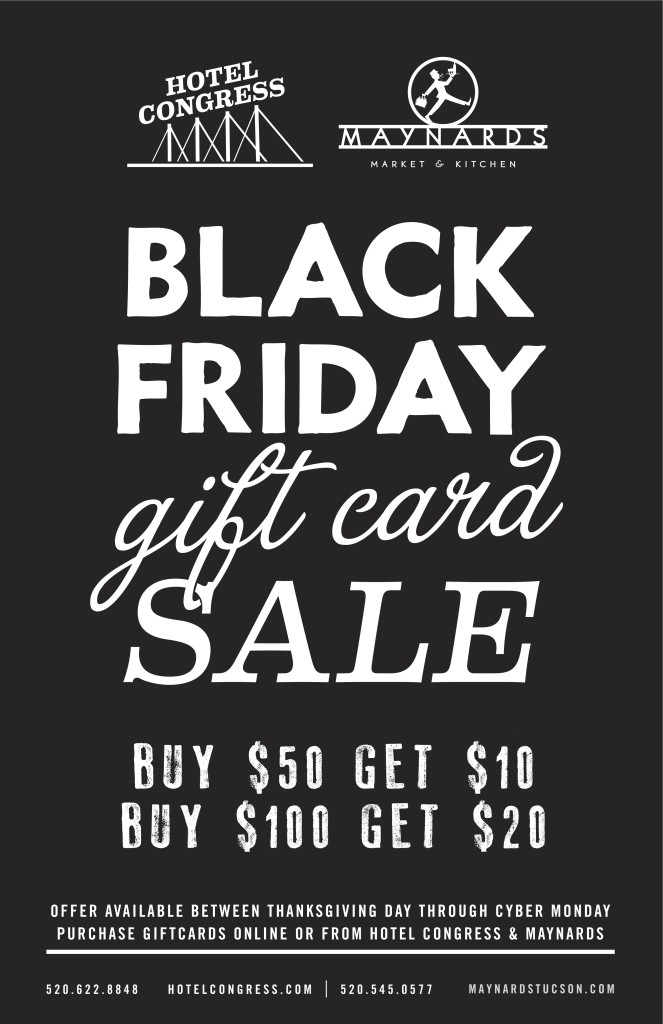 Black Friday Gift Card SALE Hotel Congress