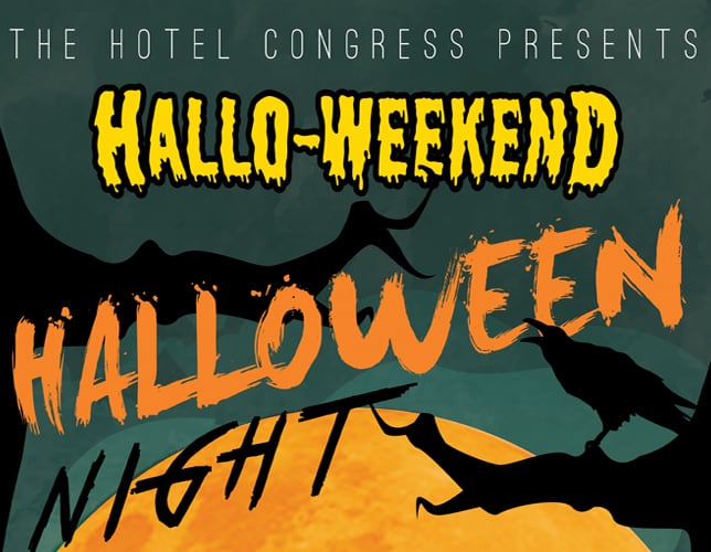 HALLOWEEN DANCE PARTY! Two stages, two HUGE costume contests! Hotel