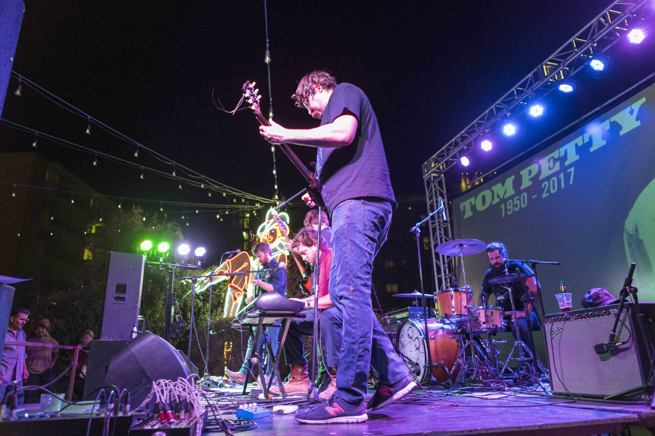 Live music on the Hotel Congress plaza